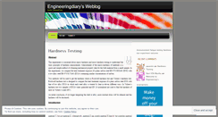 Desktop Screenshot of engineeringdiary.wordpress.com