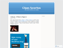 Tablet Screenshot of clipesfavoritos.wordpress.com