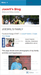 Mobile Screenshot of joesril.wordpress.com