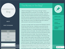 Tablet Screenshot of loveleanne.wordpress.com