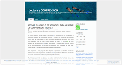 Desktop Screenshot of lecturaycomprension.wordpress.com