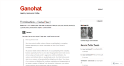 Desktop Screenshot of ganohat.wordpress.com