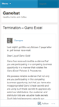 Mobile Screenshot of ganohat.wordpress.com