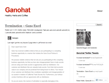 Tablet Screenshot of ganohat.wordpress.com