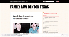 Desktop Screenshot of divorcedenton.wordpress.com