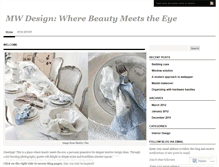 Tablet Screenshot of interiordesignmw.wordpress.com