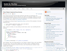 Tablet Screenshot of insidethemachine.wordpress.com