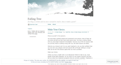 Desktop Screenshot of fallingtree.wordpress.com