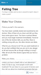Mobile Screenshot of fallingtree.wordpress.com