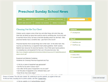 Tablet Screenshot of fbcfopreschool.wordpress.com