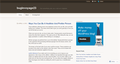 Desktop Screenshot of buglevoyage23.wordpress.com