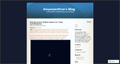 Desktop Screenshot of amysmartfree.wordpress.com