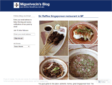 Tablet Screenshot of miguelvecin.wordpress.com