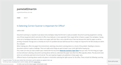 Desktop Screenshot of pamela02martin.wordpress.com