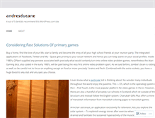 Tablet Screenshot of andresducane.wordpress.com
