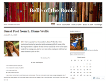 Tablet Screenshot of belleofthebooks.wordpress.com