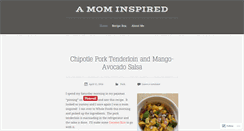Desktop Screenshot of amominspired.wordpress.com