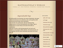 Tablet Screenshot of bastelkatze38.wordpress.com