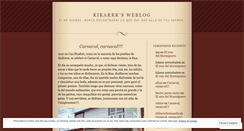 Desktop Screenshot of kikarrr.wordpress.com