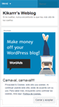 Mobile Screenshot of kikarrr.wordpress.com