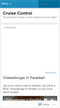 Mobile Screenshot of cruisecontrolorcas.wordpress.com