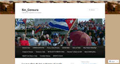 Desktop Screenshot of cubasincensura.wordpress.com