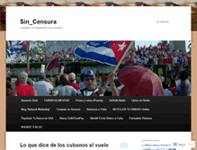 Tablet Screenshot of cubasincensura.wordpress.com