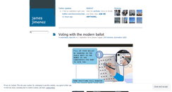 Desktop Screenshot of jimenez.wordpress.com