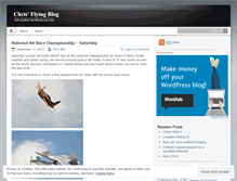 Tablet Screenshot of flyingwithchris.wordpress.com