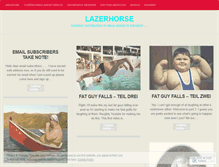 Tablet Screenshot of lazerhorse.wordpress.com