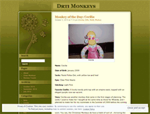 Tablet Screenshot of drtimonkeys.wordpress.com