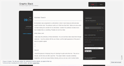 Desktop Screenshot of graphicblack.wordpress.com