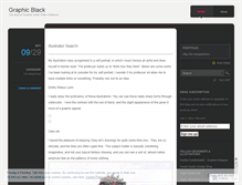 Tablet Screenshot of graphicblack.wordpress.com