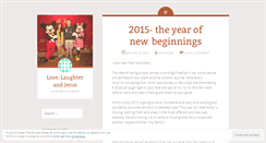 Desktop Screenshot of livelaughloveforhim.wordpress.com