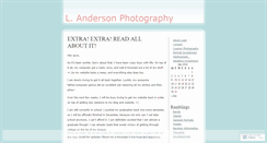 Desktop Screenshot of landersonphotography.wordpress.com