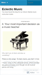 Mobile Screenshot of eclecticmusic.wordpress.com