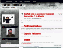 Tablet Screenshot of lvl15techninja.wordpress.com