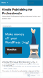 Mobile Screenshot of kindlepublishingpro.wordpress.com