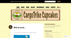 Desktop Screenshot of cargotrikecupcakes.wordpress.com