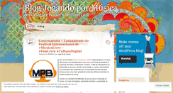 Desktop Screenshot of jogandopormusica9.wordpress.com