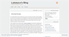 Desktop Screenshot of lukaszcx.wordpress.com