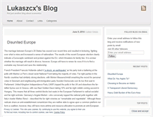 Tablet Screenshot of lukaszcx.wordpress.com