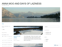 Tablet Screenshot of annamoo.wordpress.com