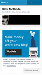 Mobile Screenshot of dickmcbride.wordpress.com