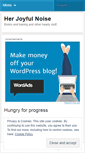 Mobile Screenshot of herjoyfulnoise.wordpress.com