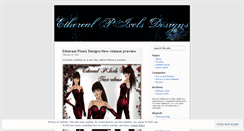 Desktop Screenshot of etherealpixelsdesigns.wordpress.com
