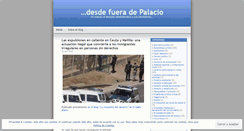 Desktop Screenshot of fueradepalacio.wordpress.com