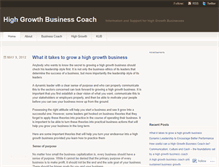 Tablet Screenshot of highgrowthbusiness.wordpress.com