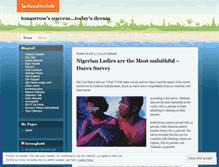 Tablet Screenshot of olaoluwabimibola.wordpress.com