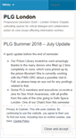 Mobile Screenshot of plglondon.wordpress.com